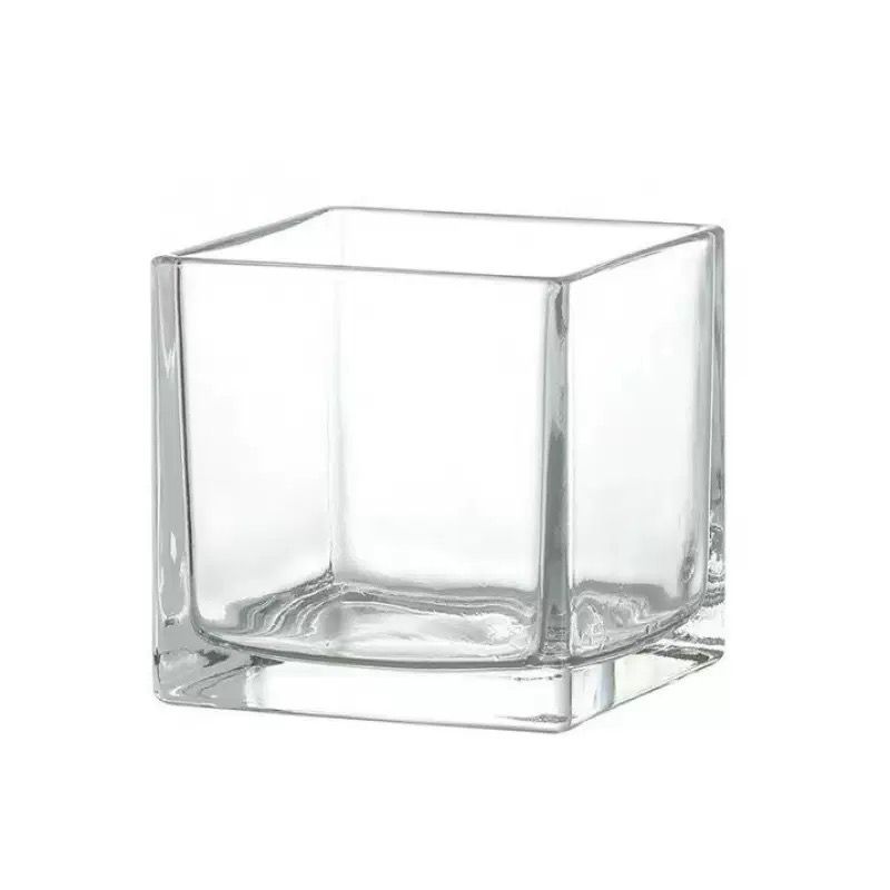 Square Glass Floral Vase rental for events in Accra, Ghana - decorations category